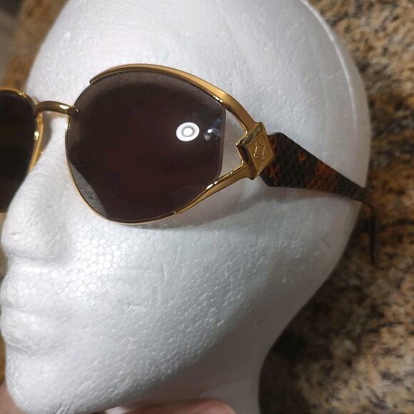 Laura Biagiotti Sunglasses Womens Italian Designer B-713/S Tortoise Gold Brown main image 6